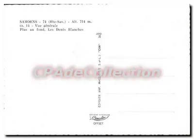 Samoëns — Vista general — Combiér Imp. Macon — Reverso