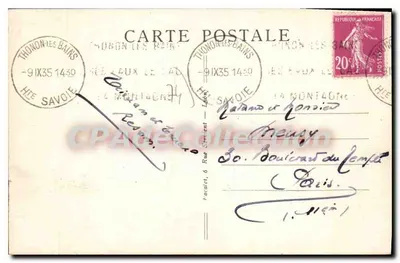 Thonon-les-Bains — Vista geral — P.L. — Verso