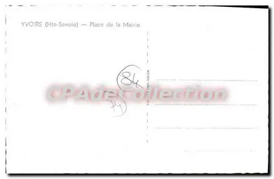Yvoire (Hte-Savoie) — Praça da Prefeitura — Cim — Verso