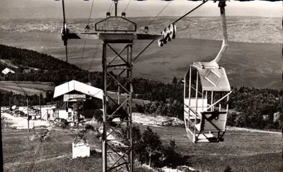 Thollon-les-Mémises — Estação de saída do teleférico e vista panorâmica sobre o lago Léman — Édition Gil - Annecy
