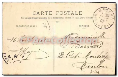 Combloux e o Mont-Blanc — Hte-Savoie — n°58 — Verso