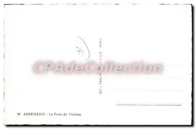 Annemasse - Le Pont de Viaison — éditeur C.A.P. n°21 — Verso