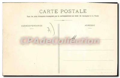 Rives do Lago em Talloires — Bilhete postal antigo de Coleção — n°1409 — Verso