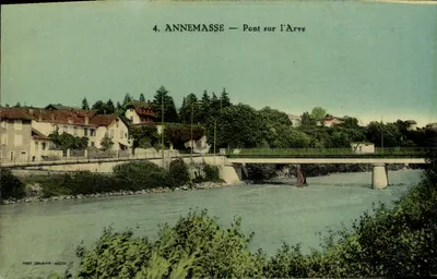 Annemasse — Ponte sobre o Arve — Fot. Combifer-Macon