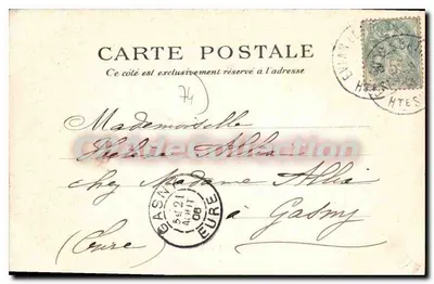 El Castillo de Larringes — Editor F. A. 1728 — Bruchon-Albrieux. Évian — Reverso