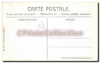 Plano Praz e as Aiguilles Rouges — B.&F. 1977 — Verso