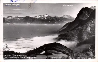 Rochers de Nayes — Diablerets, vista sobre o lago Léman — PACAC
