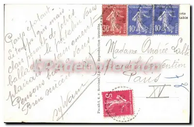 Thollon (Haute-Savoie), Les Memises — P.L. — n°5 — Verso