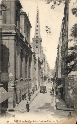 Paris — La Rue Saint-Louis-en-l'Île — LL. — n°141