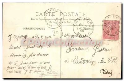 Parijs — De Boulevard des Italiens — LL. n° 372 — Achterkant