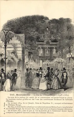 Montmartre — The Ball at Château-Rouge (1846–1882) — G. C. A. Paris, No. 707