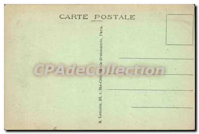 Paris — Cruzamento da Place Clichy e do Boulevard de Batignolles — A. L. — Verso