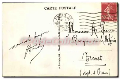 PARIS — Le Boulevard Montmartre — CPAdeCollection, n°153 — Verso