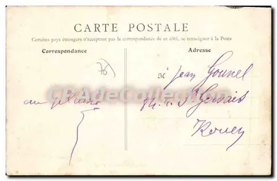 La Bouille — Przystań i nabrzeże — B. P., PARIS — Rewers