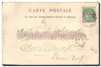 Caudebec-en-Caux — Ogólny widok & Seina — E. POUCHAIN-PEYRE, drukarz-księgarz — Rewers