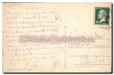 CRIEL-sur-MER — Plaża przy niskiej mierze — Wydawca Lourdes, Céret, nr 5 — Rewers