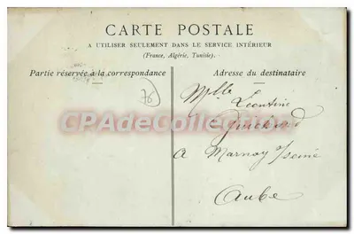 Dieppe — A Praça do Puits-Salé — Editor Albert, n°54 — Verso