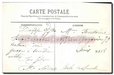 Dieppe — Kasyno — Terrasa — LL. — nr 143 — Rewers