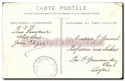 Dieppe — La Chambre de Commerce — D. Colliaro, Dieppe — Rewers