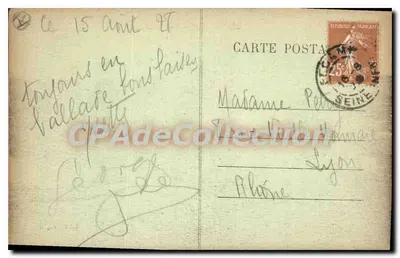 Fécamp — Vista geral — Edit. Lenglet, n°25 — Verso