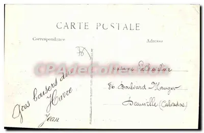 Le Havre — Uma villa em Sainte-Adresse — H. L. Q. n°24 — Verso