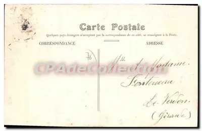 Le Havre — La Gare d'Arrivée — Éditeur inconnu, n° 12 — Verso