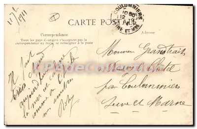 Le Havre — O Hotel-de-Ville — Editor EDP, n°6 — Verso