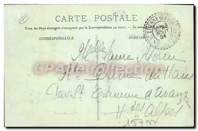 Le Havre — Nave a vapore nel porto anteriore — LL — 'La Touques' — Verso