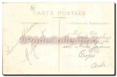 Le Havre — Hotel de Ville — H. L. Q. — Verso