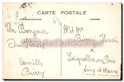 Le Havre — Boulevard — uitzicht op de strand — uitgever O.D. n°163 — Achterkant