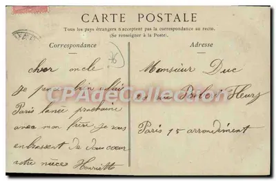 Le Havre — O Boulevard Marítimo — Coleções ND. Fot. n°50 — Verso