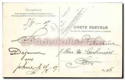 Le Havre — Os Faróis — V.P. Paris No.2 — Verso