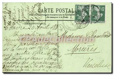 Le Havre — Crianças brincando na Praia — LL. — N°18 — Verso