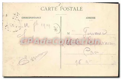 Le Havre — La Nuova Entrata del Porto — CV 2054 — Verso