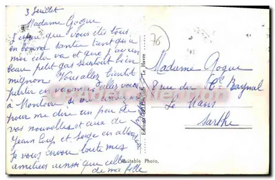 Le Havre, O Porto e os Bassins — Editor Fugen, n°76 — Verso