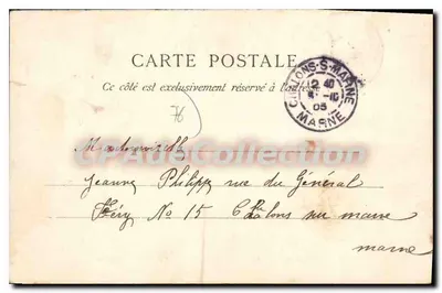 Le Havre — A Ense dos Pilotos e o Museu — Heliotype E. Le Doyen, Paris, N° 22 — Verso