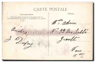 Le Havre — A Digue, e nova entrada do Porto — n° 252 — Verso