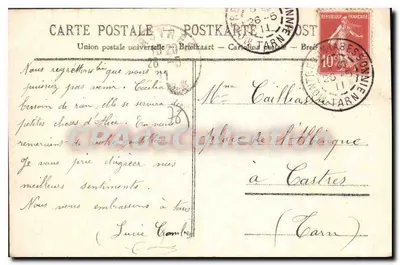 Le Havre — O Hotel de Ville — Coleção R. F. — Verso
