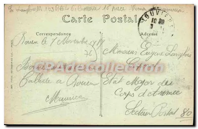 Rouen — La Caserne Hatry — ND. Fot. — Rewers