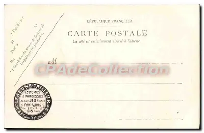 Rouen — Antiguas Casas en la Plaza Jeanne-d'Arc — LL. n°14 — Reverso