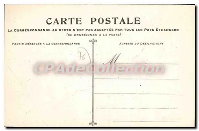 A velha casa na rue St-Romain — Rouen — E. D. n° 362 — Verso