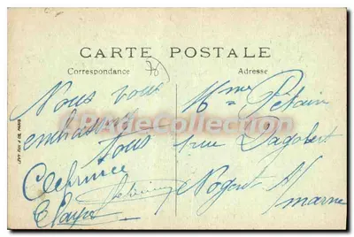 Saint-Valery-en-Caux — La Plage e le Scogliere — LL — Verso