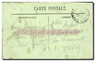 Le Tréport — Estrada das Falésias — LL. — J.M. — n°182 — Verso