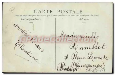 Le Tréport — Widok na Bresle i Trase do Eu — Kolekcja ND Phot — Rewers
