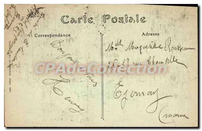 Le Tréport — Widok na falisz Aval, z Mont Huon — ND. Phot. — Rewers