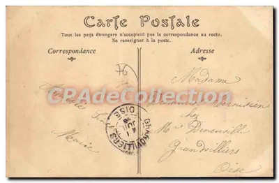Le Tréport — Rue da Prefeitura — ND Phot — Verso