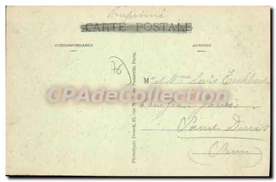 Yport — La Pointe du Chicart — Wydawca: C. La Monzauge — Rewers