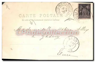 Petites-Dalles — Algemene panoramische uitzicht — Paul Duto, strandkantoor, n° 1644 — Achterkant