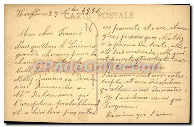 Harfleur (Seine-Inf.) — Ruínas das antigas fortificações — 1930 — Verso
