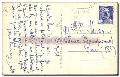 VEUULETTES (Seine-Inf.) — LA PLAGE — Verso